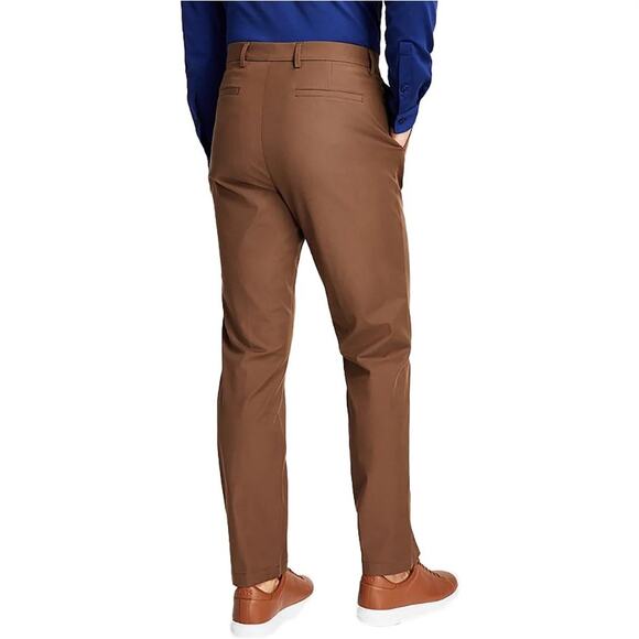 Michael Kors Men's Light Brown Cotton Stretch Major Dress Pants Size 34x34 - Picture 3 of 5